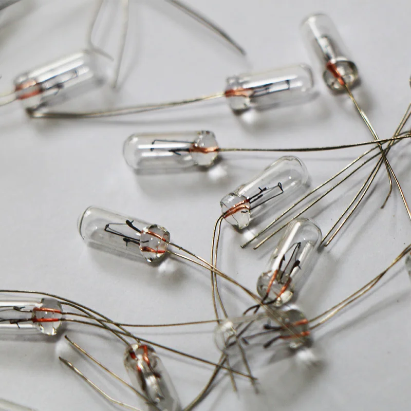 10/25/50 Uds 5mm 4mm 3mm 12V/24V Mini bombilla de trigo arroz bombillas para GM GMC Chevy Honda Toyota Climate Radio interruptor bombillas de botón