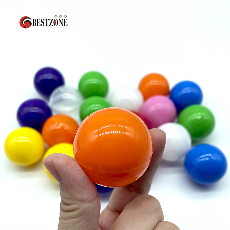 Bộ 50 Diameter38MM 1.49Inch Nhựa Nhiều Màu Sắc Bất Ngờ Bóng Đồ Chơi Viên Trống Vỏ Trứng Có Thể Mở Hộp Cho Máy Bán Hàng Tự Động Trẻ Em quà Tặng