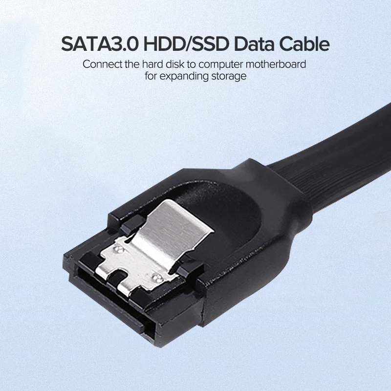 Nóng Chất Lượng Cao Sata 3.0 Tốc Độ Cao Truyền Dẫn Tín Hiệu Ổn Định HDD/SSD Cáp Dữ Liệu Rộng Rãi Cpmpatible Mạnh Nhựa PVC dây Cáp Dẹt