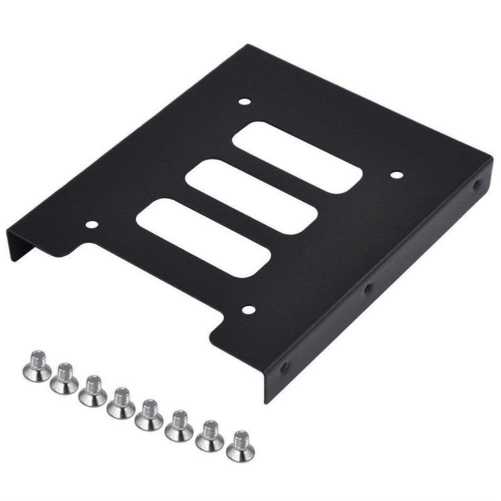 Support de disque dur SSD de 2.5 pouces à 3.5 pouces, adaptateur de montage en métal, Dock support de disque dur pour boîtier de disque dur de PC