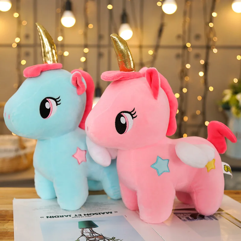 10/20Cm Mềm Kỳ Lân Sang Trọng Đồ Chơi Cho Bé Trẻ Em Xoa Dịu Gối Ngủ Búp Bê Thú Nhồi Bông Sang Trọng Đồ Chơi Quà Tặng Sinh Nhật dành Cho Các Bạn Gái Trẻ