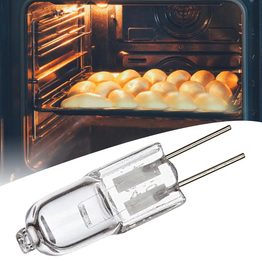 Lámpara halógena 500 con bombilla para horno G4 de 12V 20W ℃   Bombilla de repuesto para lámpara de pared, duradera, resistente a altas temperaturas, para estufa