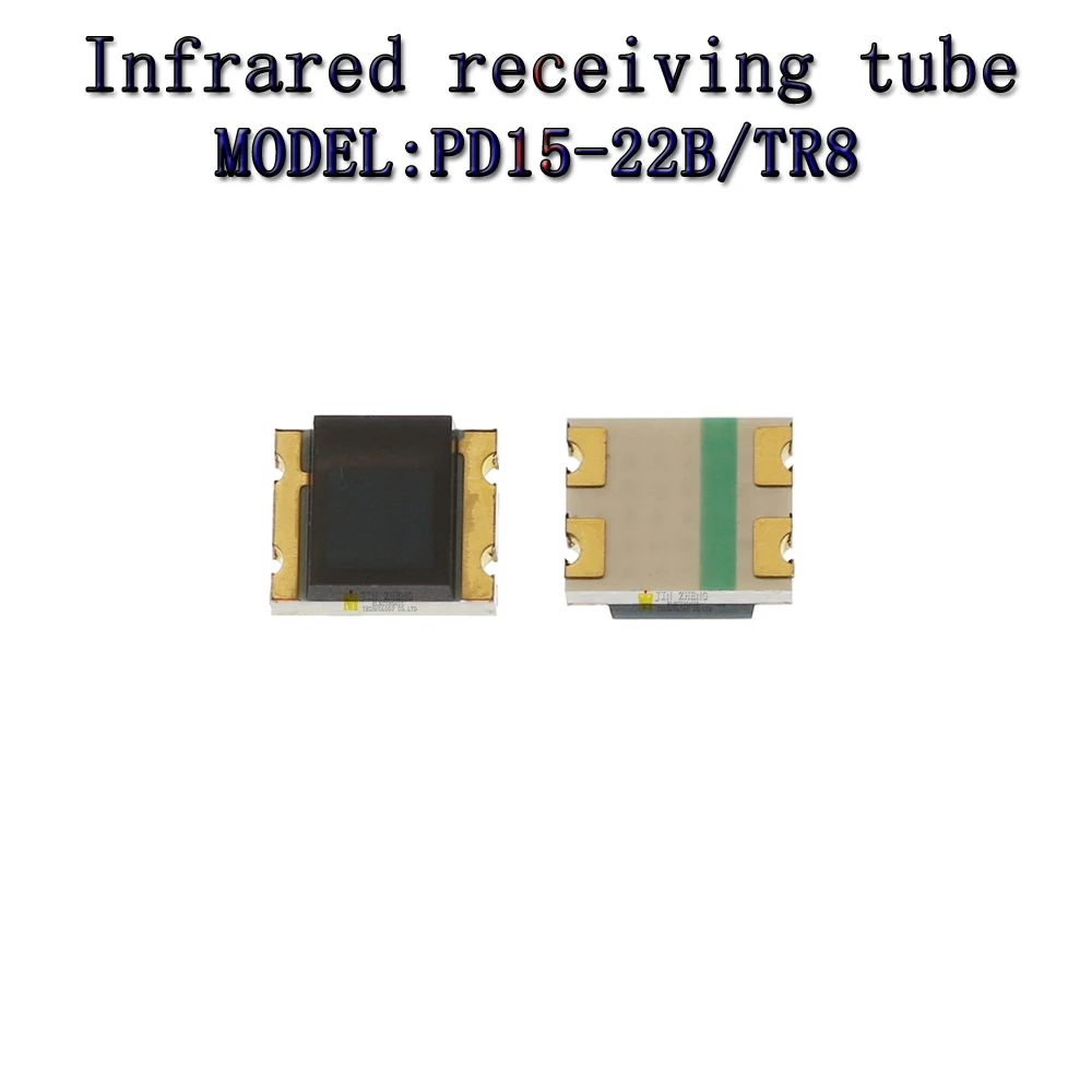 Tubo de recepción infrarrojo LED SMD 100%, PT15-21C/TR8 IR15-21C/TR8 1206, nuevo y Original, IC, 10 Uds./lote