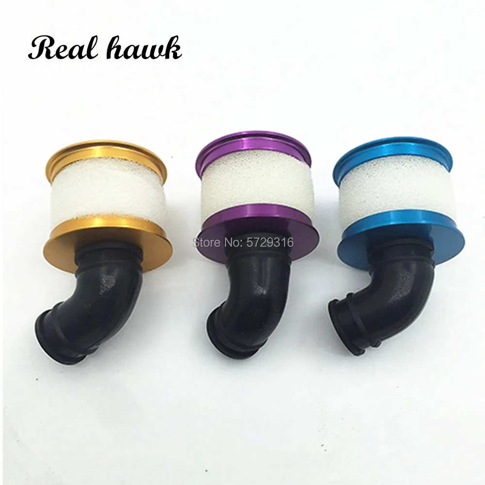 1 Chiếc 1/10 RC Mô Hình Nitro Xe Dự Phòng Phần Nhôm Lọc Không Khí HSP 02028 Cho 94122 94166 94177 94188