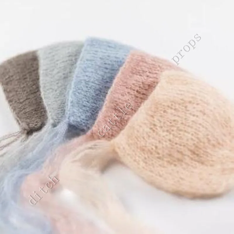 Làm Thủ Công Cho Bé Đan Dây Tay Mohair Bonnet, Bé Đạo Cụ Chụp Ảnh. Chụp Ảnh Chống Đỡ. Ngày Tắm Cho Bé Tặng