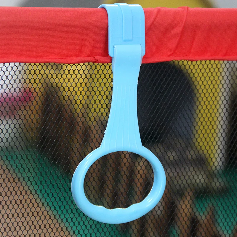 IMBABY 4 ชิ้น/ล็อตดึงแหวนสําหรับ Playpen เด็ก Crib Hooks ทั่วไปใช้ตะขอเตียงแหวนตะขอแขวนแหวนช่วยเด็กอุปกรณ์เสริม