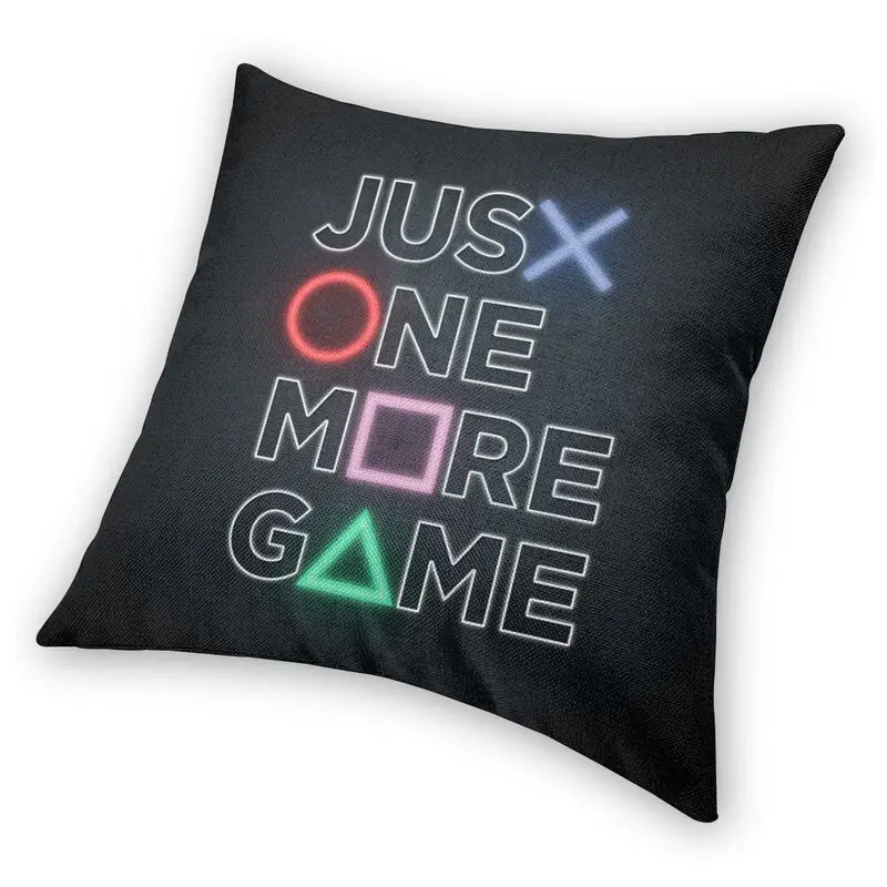 Hanya Satu Lagi Sarung Bantal Permainan Persegi Dekorasi Video Game Game Gamer Sarung Bantal Lempar untuk Mobil Cetak Dua Sisi