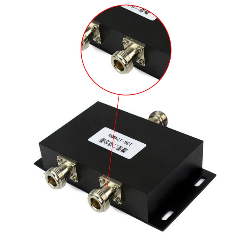 라디오 리피터 전원용 2 웨이 VHF 136-174MHz 안테나 전력 분배기 분배기