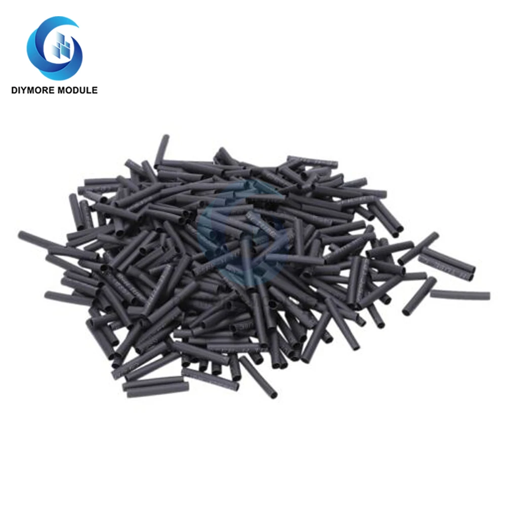 400 Cái/lốc Polyolefin Nhiệt Bộ Ống 3.5Mm/8 Kích Cỡ 1-14Mm 2:1 Ống Co Nhiệt cách Nhiệt Co Ống Dây Cáp