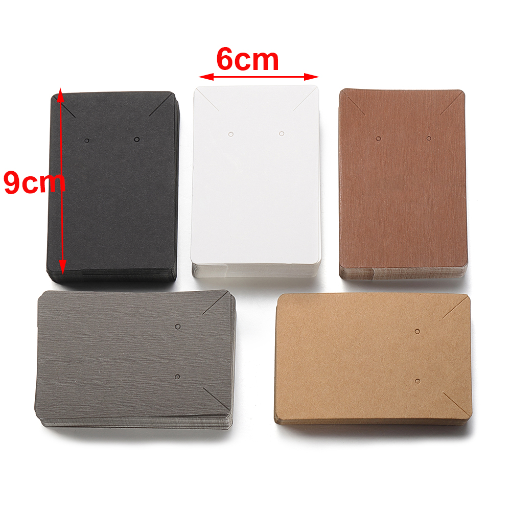 50pcs 6x9cm Earrings Necklaces Display Cards