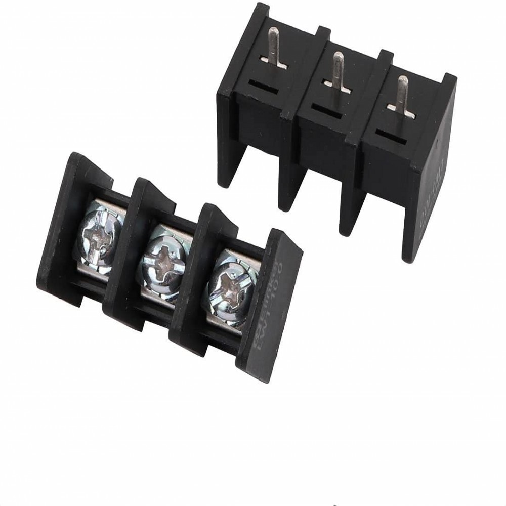 50 Stück Pitch 10 mm KF55C KF1000 Barriere-Schraube PCB-Klemmenblock gerade 2/3/4/5/6/7/8/9/10Pin-Anschlüsse