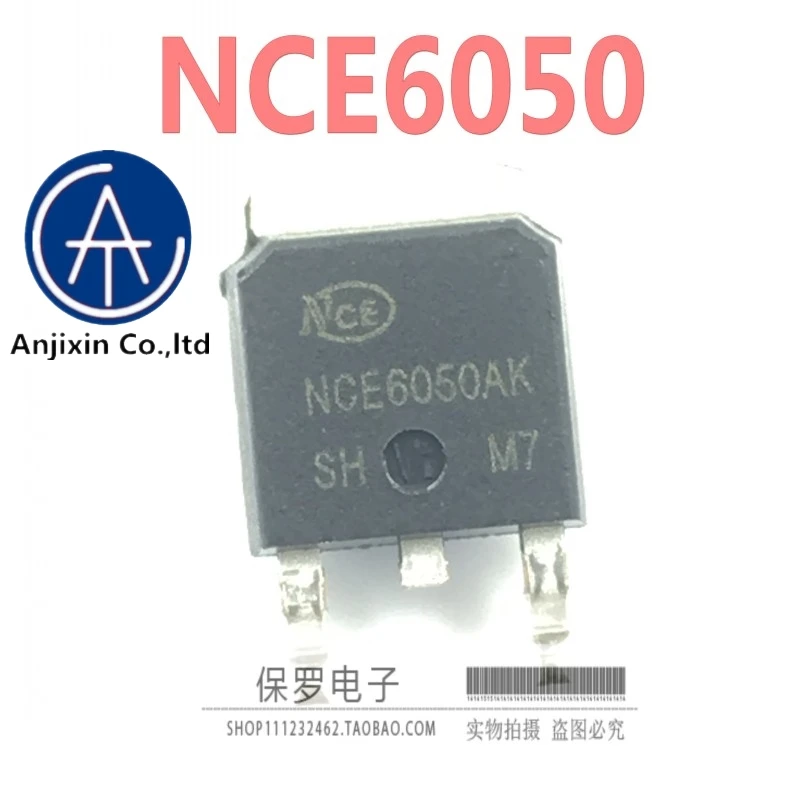 10pcs 100% orginal new NCE6050K NCE6050KA TO-252 NCE6050AK real stock