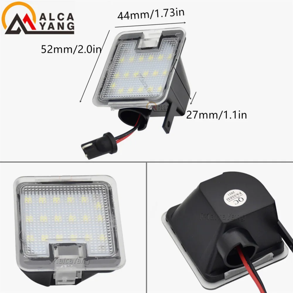 Lámparas Led Canbus para espejo lateral, accesorios para Ford SMax CMax Kuga Escape Monde 4 Focus 3 Grand 2, 2 uds.