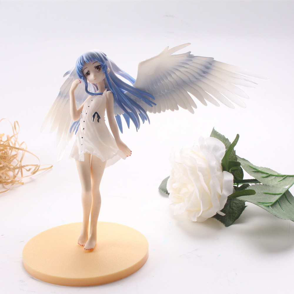 15Cm Action Figure Angel Beats Tachibana Kanade PVC Model Mainan Desktop Kue Dekorasi Malaikat Patung Hadiah untuk Anak-anak