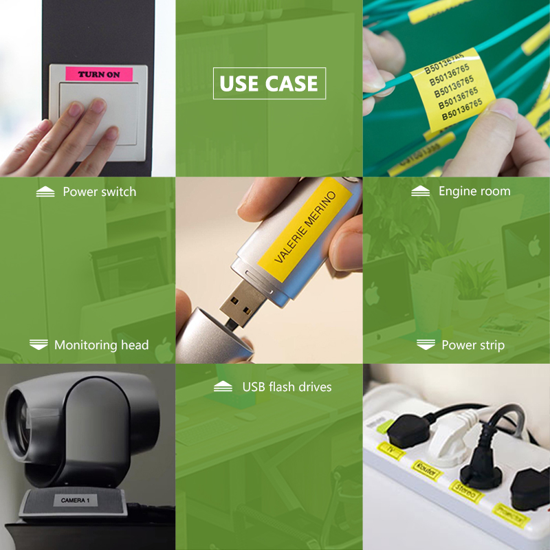 Plavetink 1 pcラベルテープSS12KWエプソンLW-300 LW-400 LW-600P LW-700 LC-4WBN9プリンタ12ミリメートル * 8メートルに黒