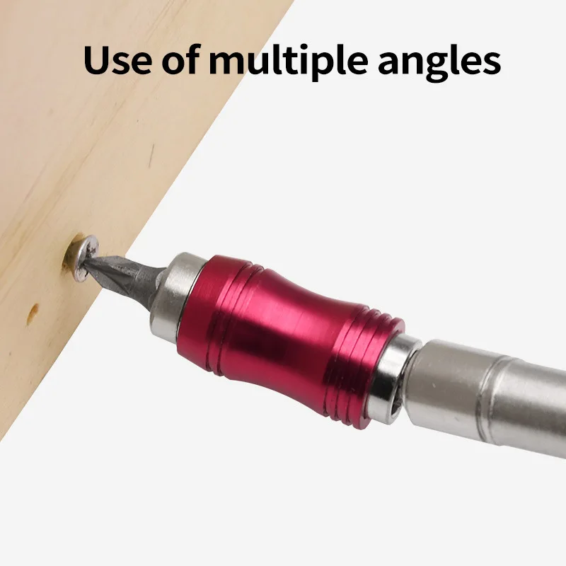Lục Giác 1/4 "Từ Vít Khoan Đầu Khoan Vít Công Cụ Thay Đổi Nhanh Khóa Bit Giá Đỡ Hướng Dẫn Mũi Tô Vít Xoay