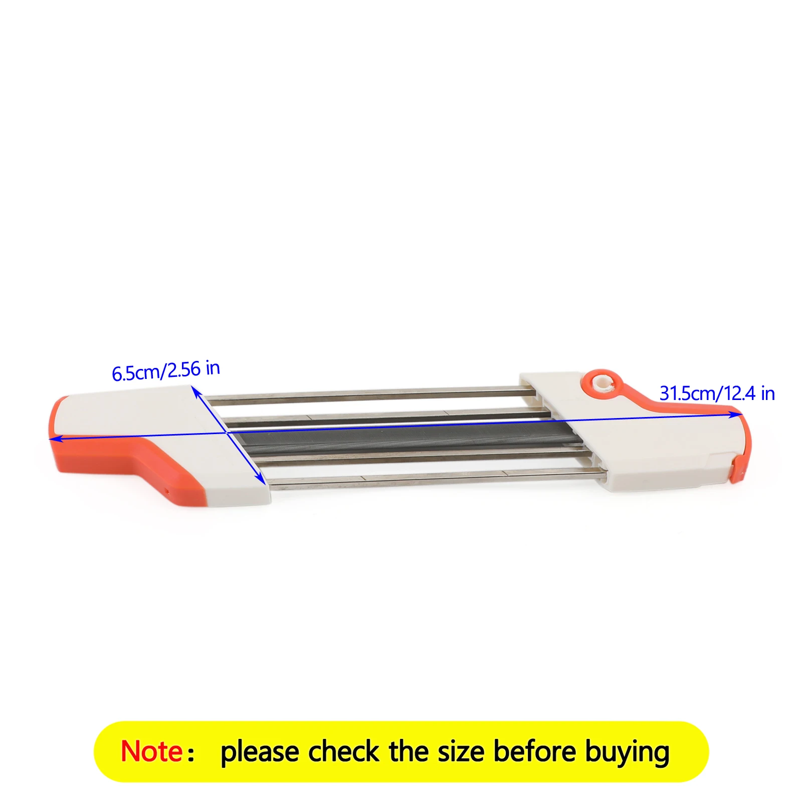 Areyourshop 4mm / 4.8mm / 5.2mm /5.5mm 2 IN 1 Easy Chainsaw File Chain Sharpener Whetstone Kits For Stihl