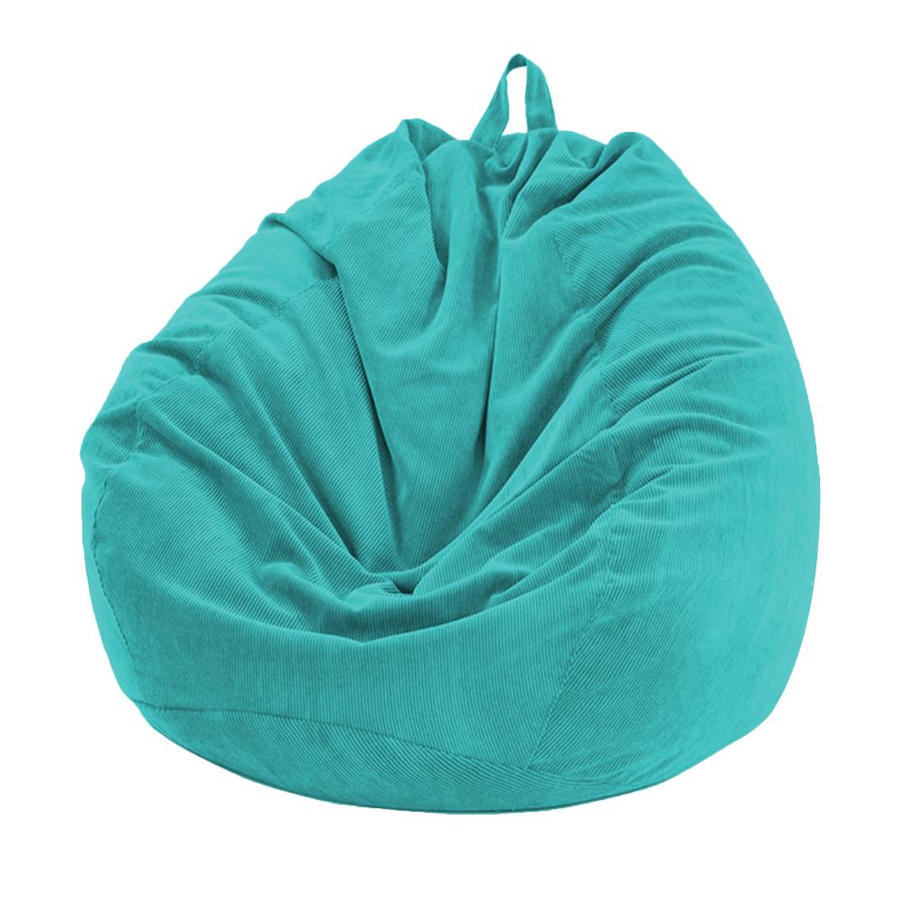 Lazy beanbag sofás capa cadeiras sem enchimento macio removível veludo espreguiçadeira assento saco de feijão pufe puff sofá tatami sala estar