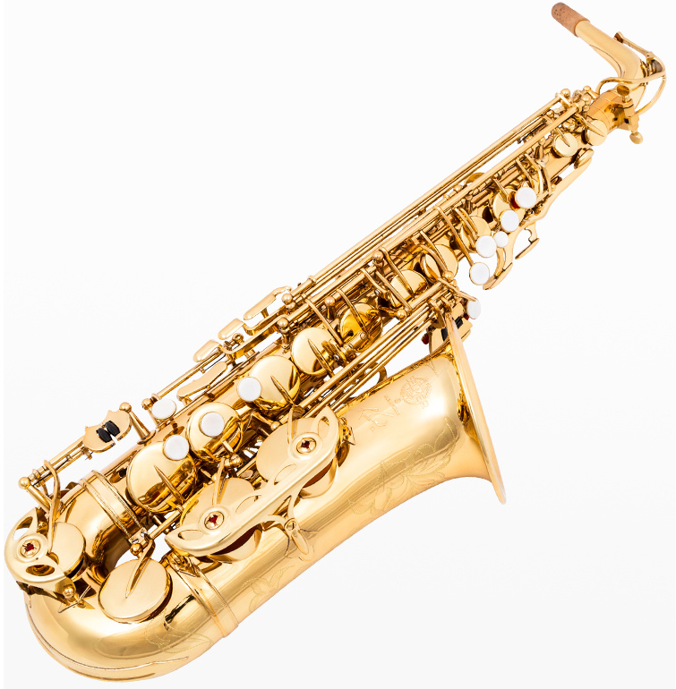 54 Kaliteli Fransa Yeni Altın Saksafon Eb Alto Saxophone Süper Oyun Müzik Aletleri Ağızlık Ile Hediye Çantası