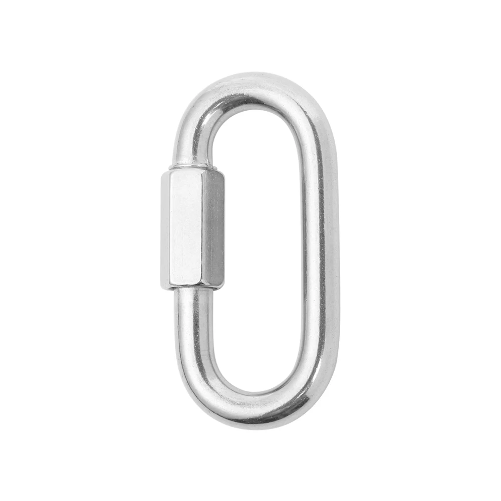 1 Đồng Hồ Thép Không Gỉ Leo Gear Móc Đa Năng Nhanh Chóng Liên Kết An Toàn Snap Hook M3/M3.5/M4/M5/m6/M7/M8/M9/M10 Xích Nối Liền Vòng