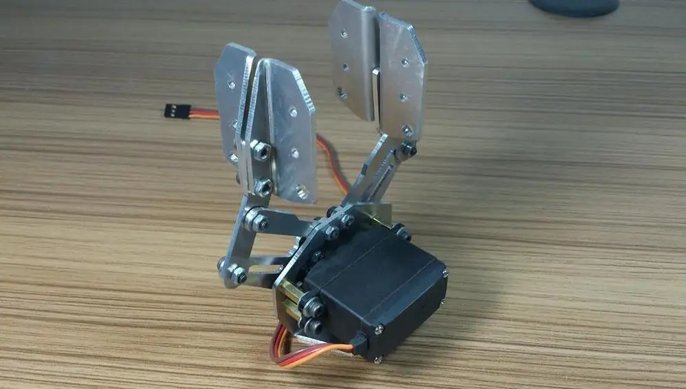 Metal Robô Garra Manipulador Gripper, Braçadeira de Braço Mecânico Gripper, 180 Graus Servos para Arduino, Projeto DIY, STEM Toy Parts