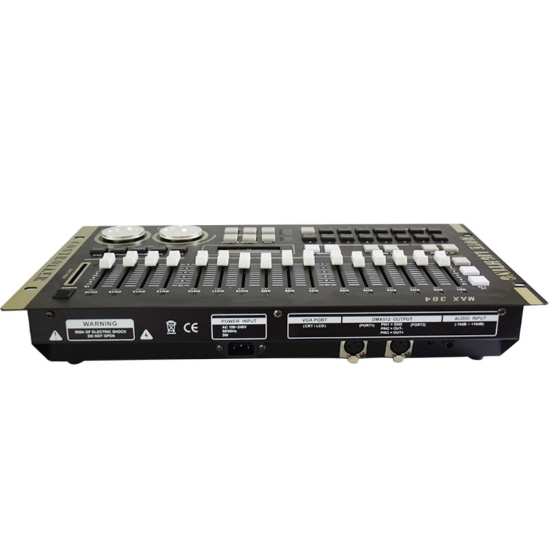 SHOW TIME Max 512 DMX Controller Bühnenlicht MAX 512 Hauptkonsole für XLR-3 LED Par Beam Moving Head Licht Bühneneffektlicht