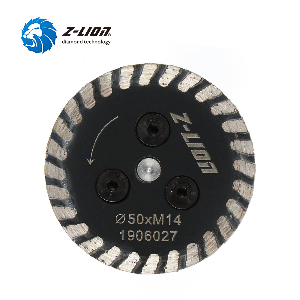 Z-LION 30/40/50Mm Cưa Kim Cương BIade Với RemovabIe FIange M14 5/8-11 Khắc Đĩa Cắt khắc Bê Tông Đá Hoa Cương Đá Sa Thạch