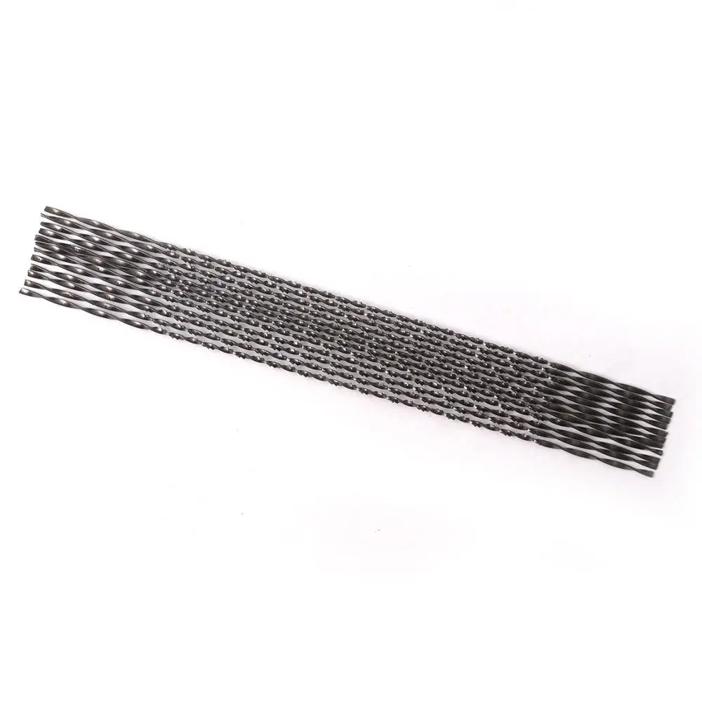 10 Chiếc 130Mm 2 #/3 #/7 #/8 # Cuộn Lưỡi Cưa Xoắn Ốc Răng cưa Gỗ Lưỡi Dao Thép Không Gỉ Dây Cắt Kim Loại Tay Thủ Công Dụng Cụ Khắc