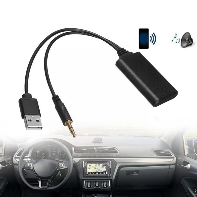 1 Chiếc Radio Bluetooth Cáp Đa Năng Ô Tô Xe Aux Bluetooth Âm Nhạc Thu Âm Thanh Adapter Sạc Cho Xe BMW E90 E91 e92 C1F1