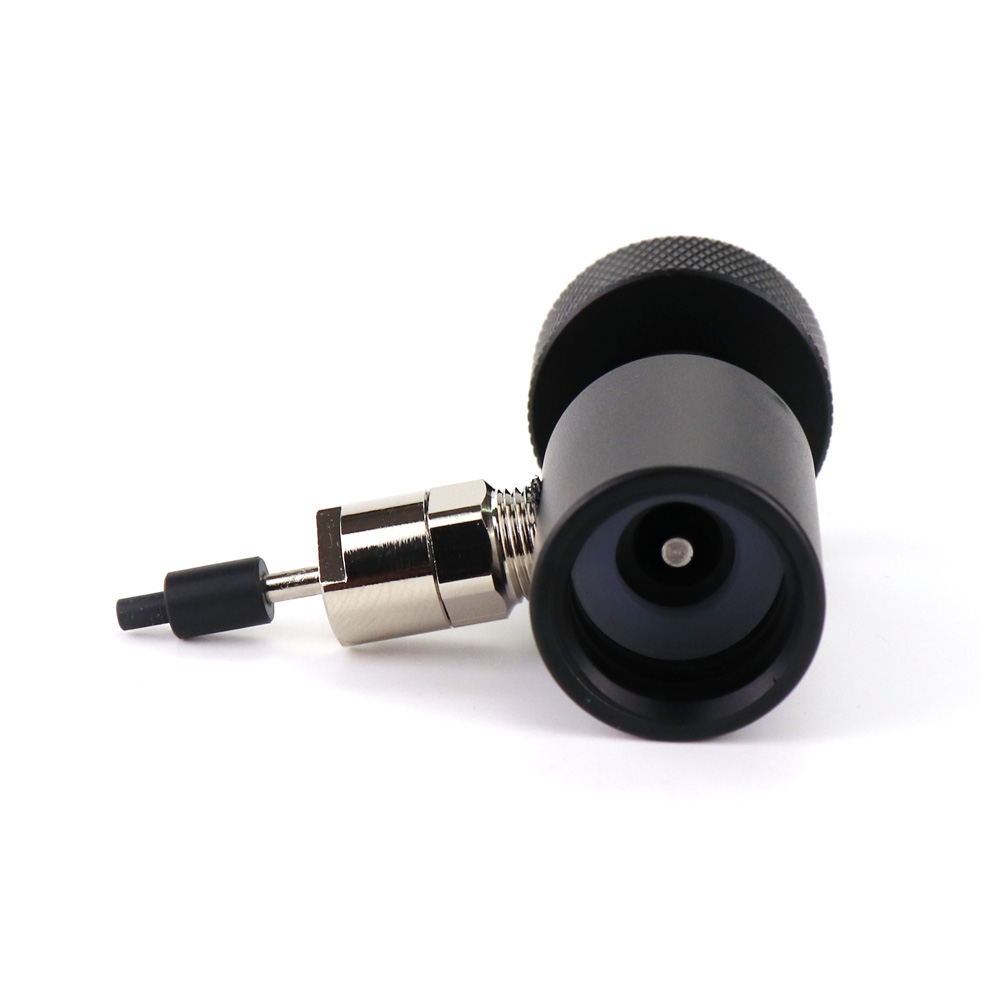 新しいエアガン CO2 補充ニードル充電器アダプターアダプターフィットソーダ CO2 シリンダー