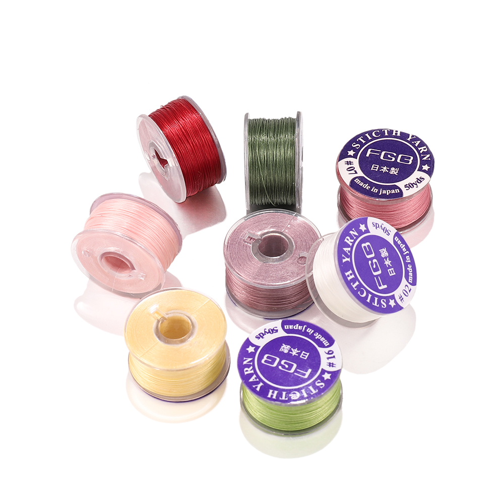 Hilo de cuentas de nailon de 50 yardas, hilos de cuentas no elásticos, hilo de cordón para pulseras DIY, collares, suministros de joyería