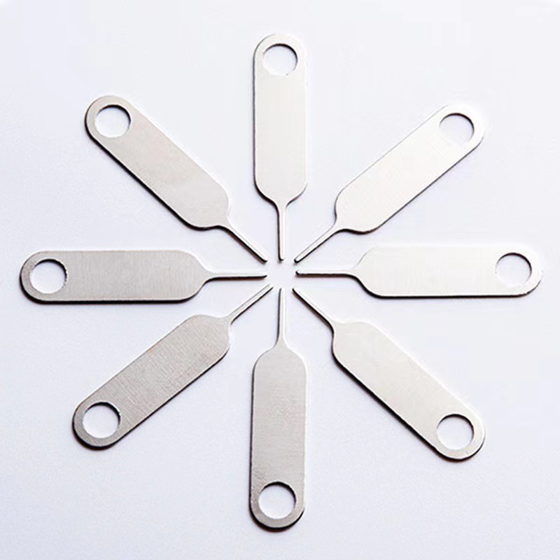10 Stück Universal-Edelstahl-SIM-Karten fach Pin-Key-Tool Auswerfen Entfernung Nadel öffner Auswerfer für Handy-Smartphone