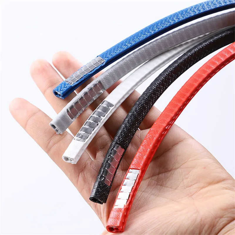 2/5/10M Autodeur Protector Edge Scratch Strip Guard Trim Autodeur Anti Botsing Bescherming met Stalen Auto-styling