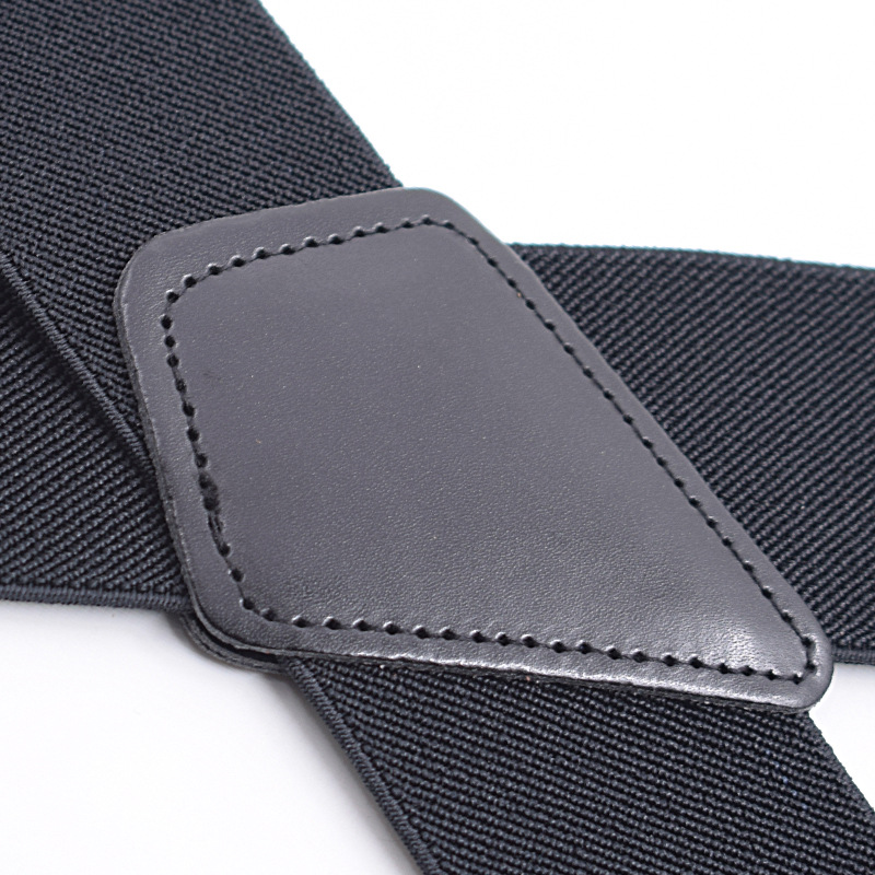 Tirantes de 5cm para hombre, pantalones de motorista de alta resistencia, elásticos, 4 Clips, MX8 tirantes hombre tirantes hombre para pantalones tirantes hombre para pantalones
