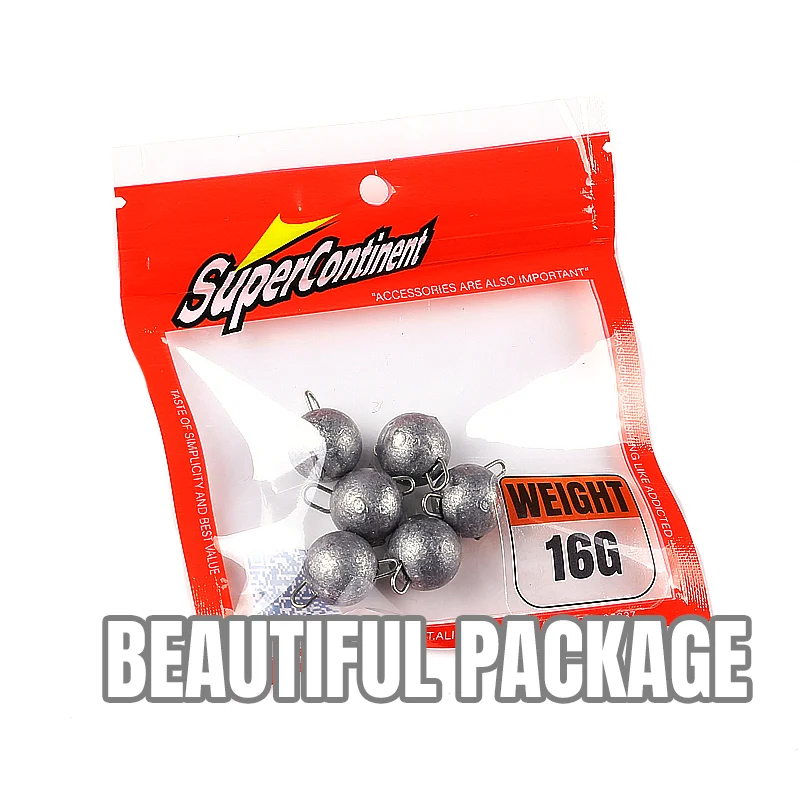 Supercontinent Cheburashka plomo pesca Jig cabeza bala pesas señuelo suave grupo 2g4g6g8g10g12g14g16g18ggancho agravado