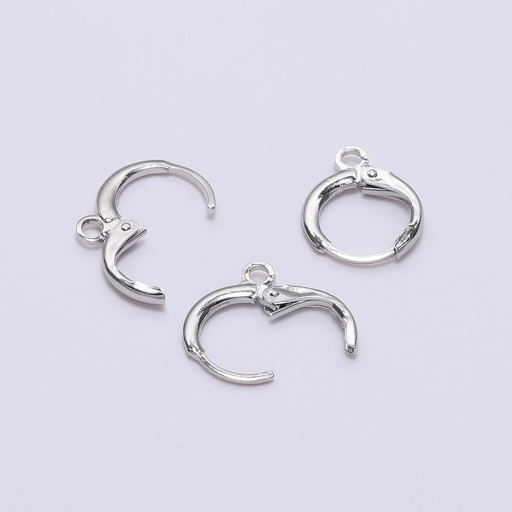 20 ピース/ロット 14 × 12 ミリメートルゴールドフランスレバーイヤリングフックワイヤー設定ベースイヤリングフープジュエリーメイキングのため検索用品