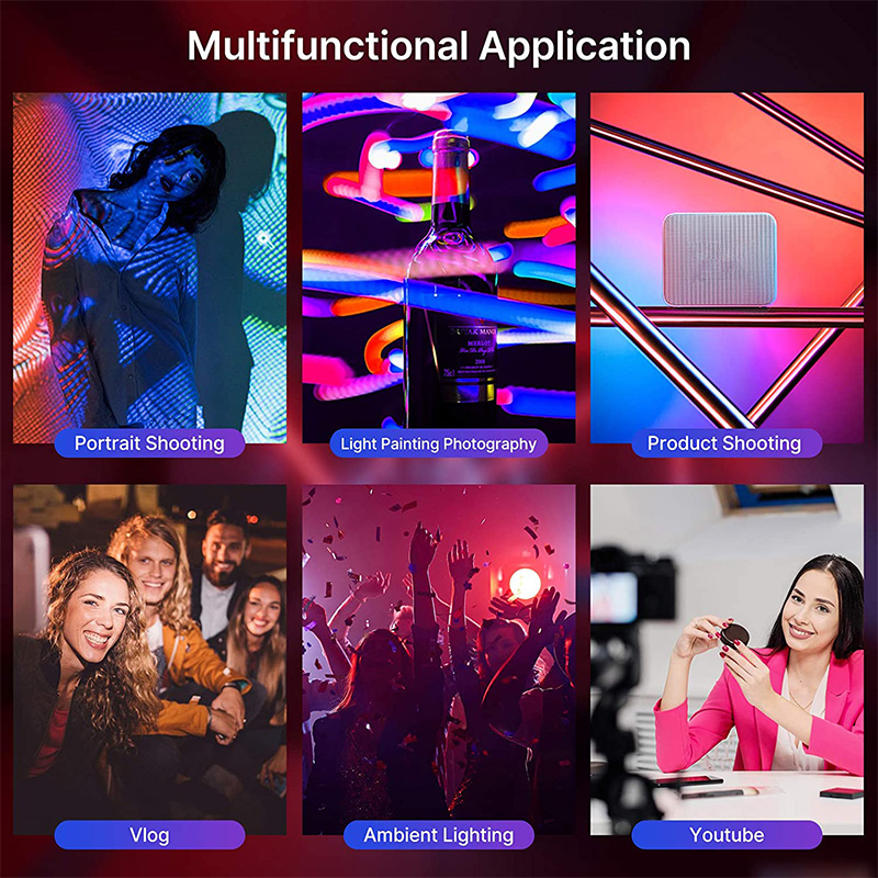 Магнитная мини-камера Ulanzi VL49, 2500K-9000K, 2000 лк, мАч