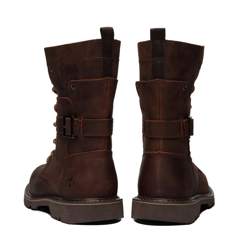 Zapatos de senderismo para hombre, botas de caza impermeables, botines tácticos de combate en el desierto, zapatos de trekking, zapatillas de trabajo de cuero para caminar