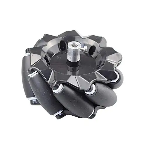 20KG Load 96mm Omni Mecanum Wheel with 4/6mm Couplings for Arduino Raspberry Pi DIY STEM Toy Parts