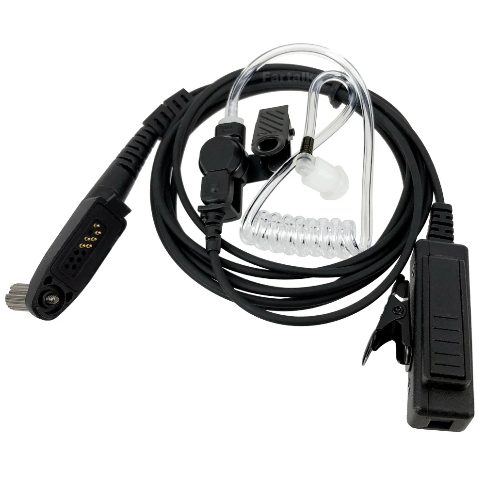 Auriculares con micrófono y tubo de aire para Motorola GP328plus GP344 GP388 GP328-Plus anysecf22 F25 W5 Kirisun, Walkie Talkie Android