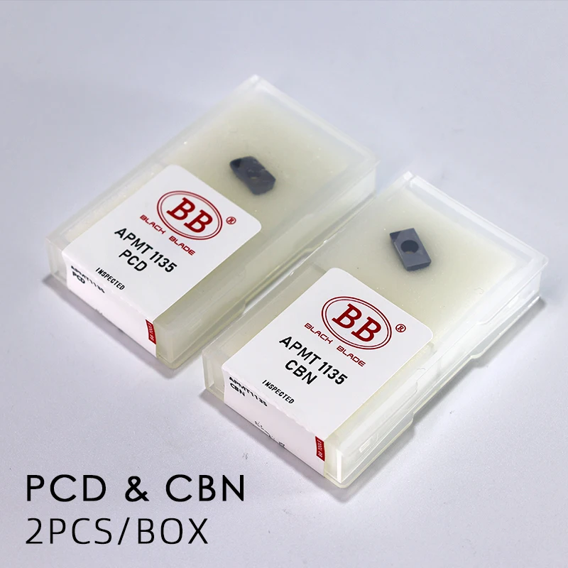 BB Carbide Insert APMT1604 APMT1135 APKT 1135 1604 PDER CNC Machine Indexable Milling Tool Blade Plate PCD CBN
