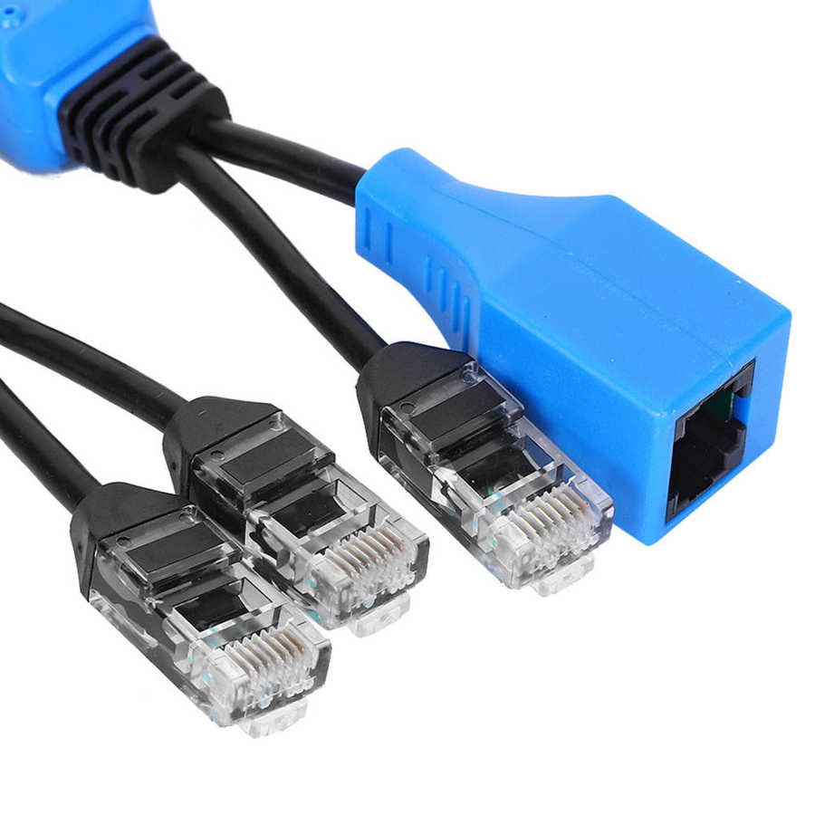 uPOE kabelset RJ45 splitter combiner CCTV POE Adapterkabel Passieve voedingskabel voor IP-camera