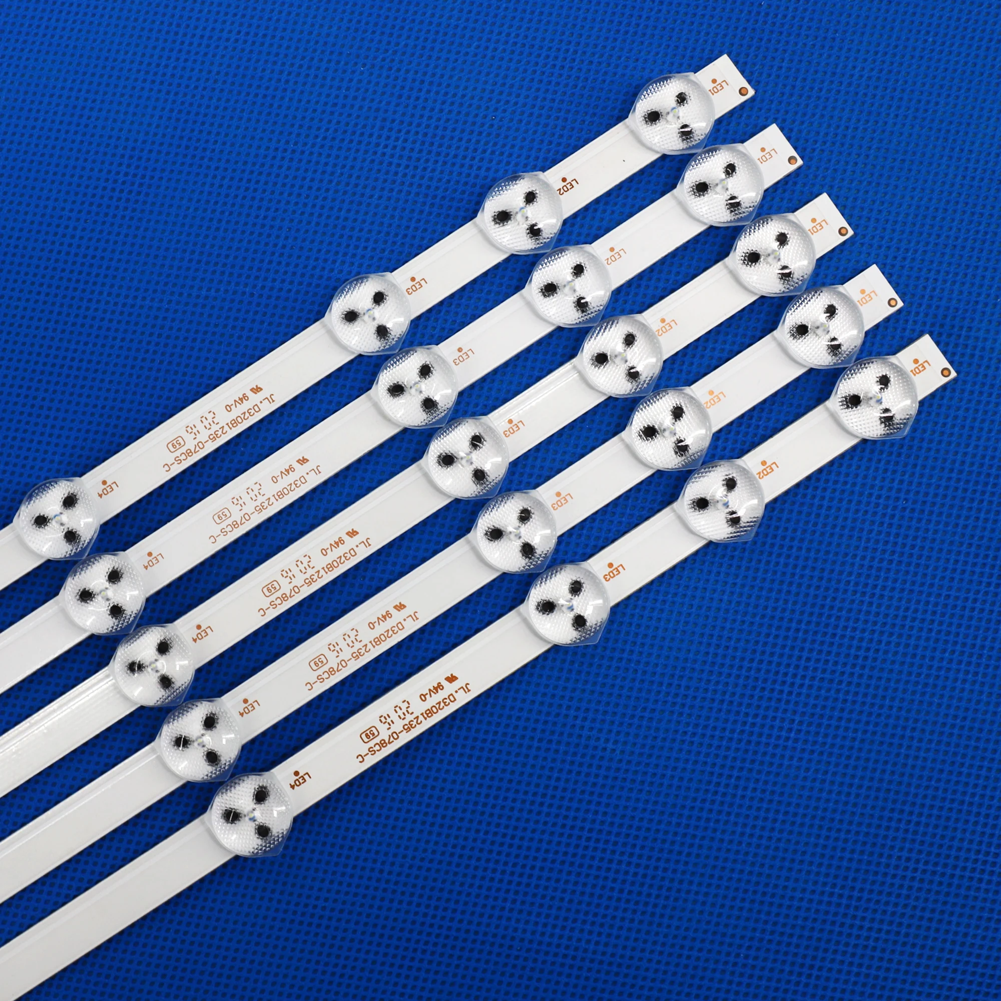 10 unids/set 11LEDs 574mm tira de LED para iluminación trasera Compatible con VESTEL 32D1334DB VES315WNDL-01 VES315WNDS-2D-R02 VES315WNDA-01