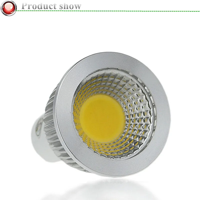 Bombilla de foco LED superbrillante GU10Light regulable Led 110V 220V AC 6W 9W 12W LED GU5.3 GU10 COB lámpara de luz LED GU 10 led GU5.3