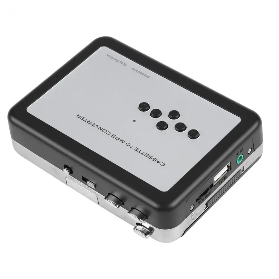 Di Động Lồng Sắt Đầu Ghi Độc Lập Âm Nhạc Âm Thanh Ghi Âm Băng Cassette Để MP3 Chuyển Đổi Tiết Kiệm Thành Đèn LED Cổng USB