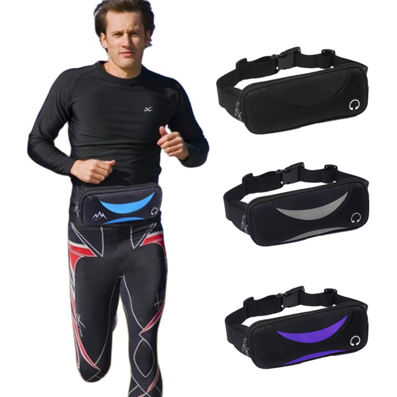 Riñonera para correr impermeable Unisex, riñonera deportiva, soporte para teléfono móvil, bolsa para gimnasio y Fitness, riñonera deportiva para correr