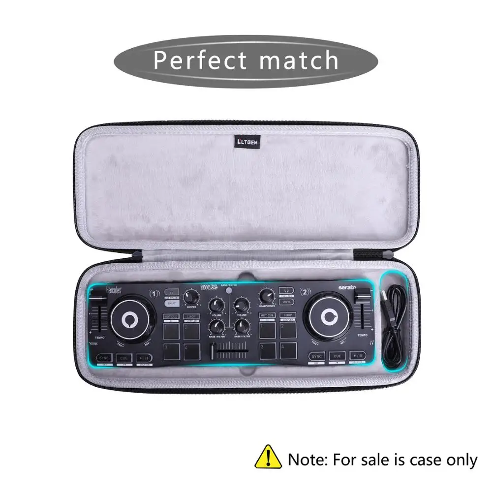เคสแข็ง LTGEM กันน้ํา EVA สําหรับ HerculesCompact DJ Control Starlight Controller
