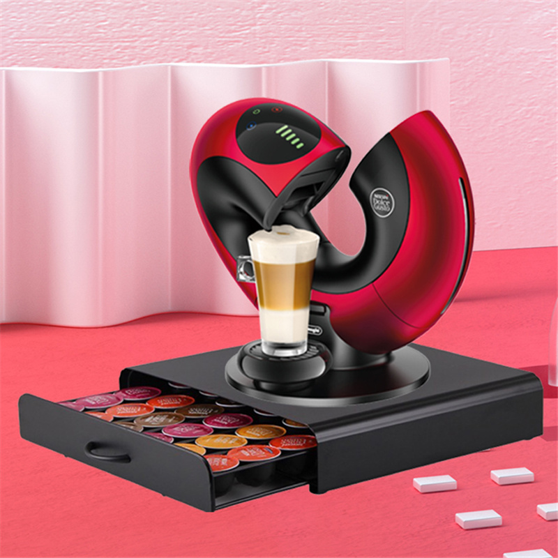 Soporte para cápsulas de café, estantes para Dolce Gusto, cajones, soporte de almacenamiento, estante organizador, juegos de café
