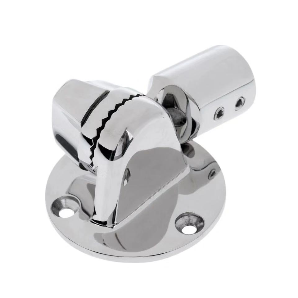 Einstellbare Edelstahl Marine Boot 7/8' Antenne Ratsche Deck Basis Halterung für Kajak Kanu Angeln Boot Rafting Zubehör