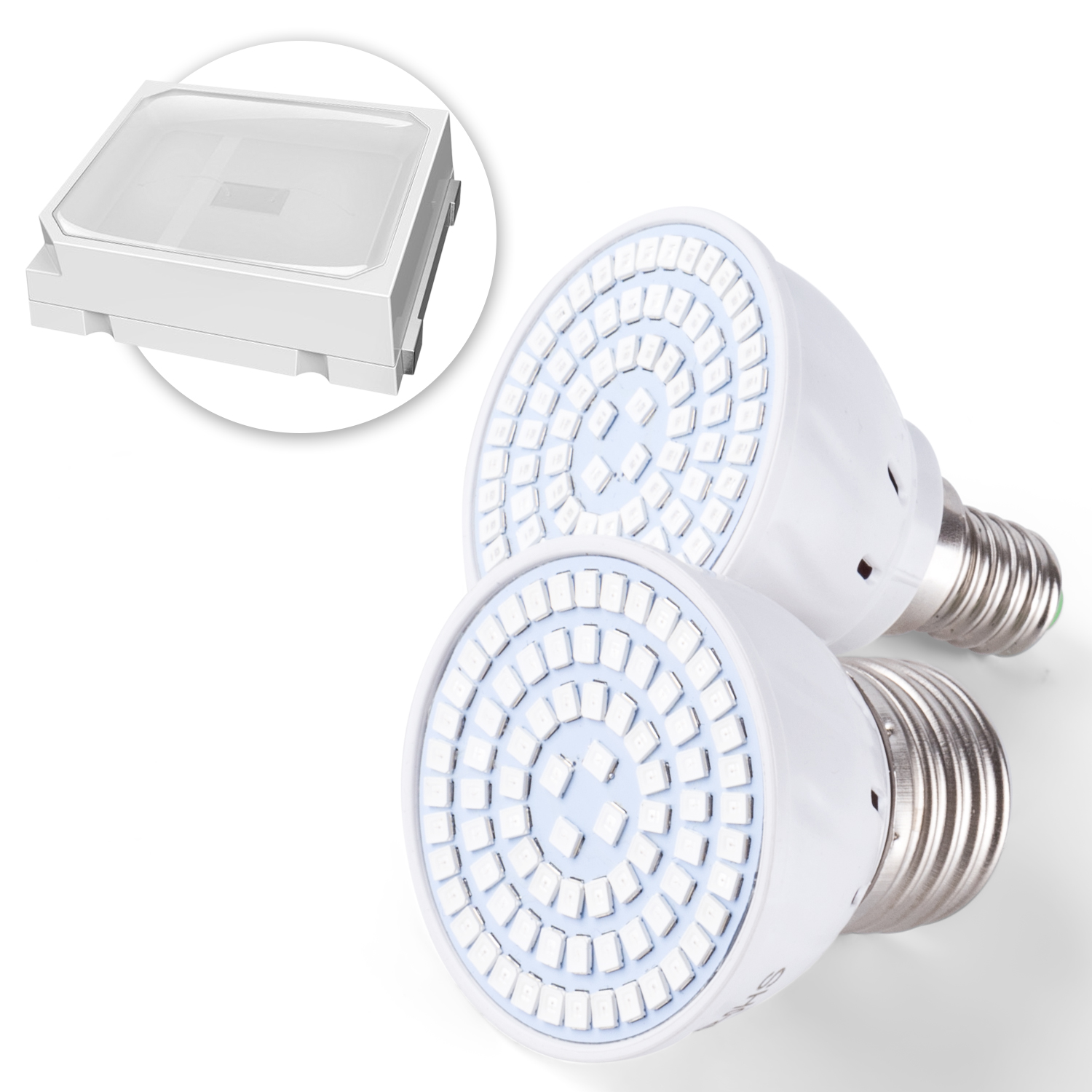 E27 水耕成長ライト E14 Led 成長電球 GU10 MR16 B22 220V 3 ワット 4 ワット 5 ワットフルスペクトル花植物水耕栽培ランプ